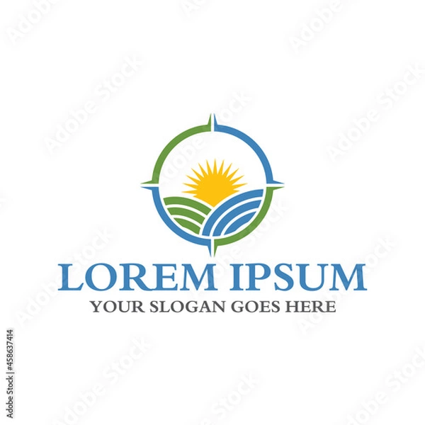 Obraz agriculture logo , nature logo vector