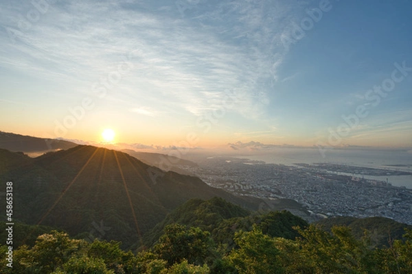 Obraz 掬星台からの神戸の夜景