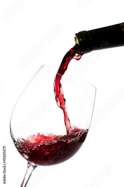 Obraz Llenando la copa de vino