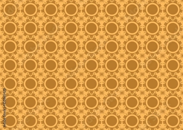 Fototapeta Floral Seamless Pattern Traditional Style