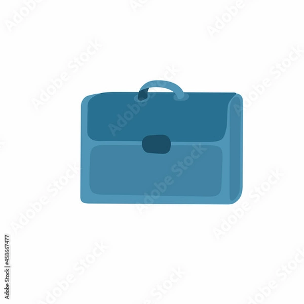 Obraz case for documents and papers. cartoon 2d vector