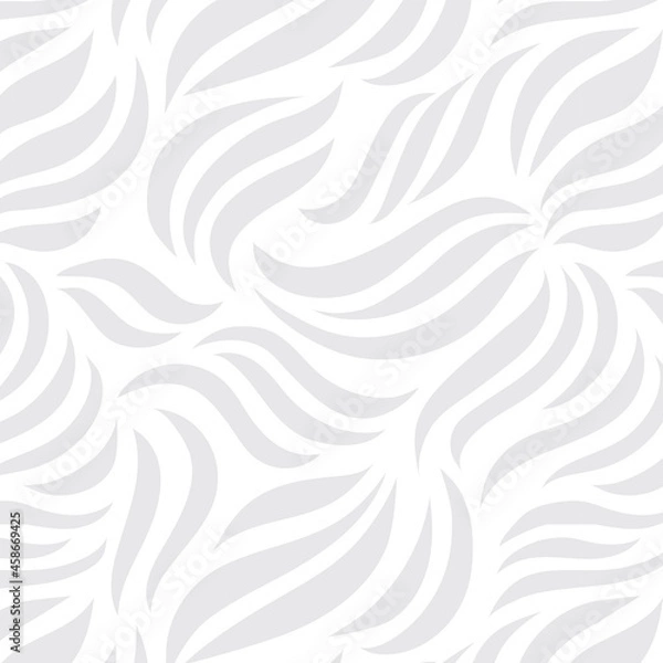 Fototapeta Light gray seamless nature patterned background vector