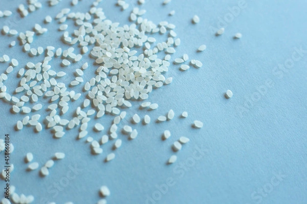 Obraz 水色背景のお米