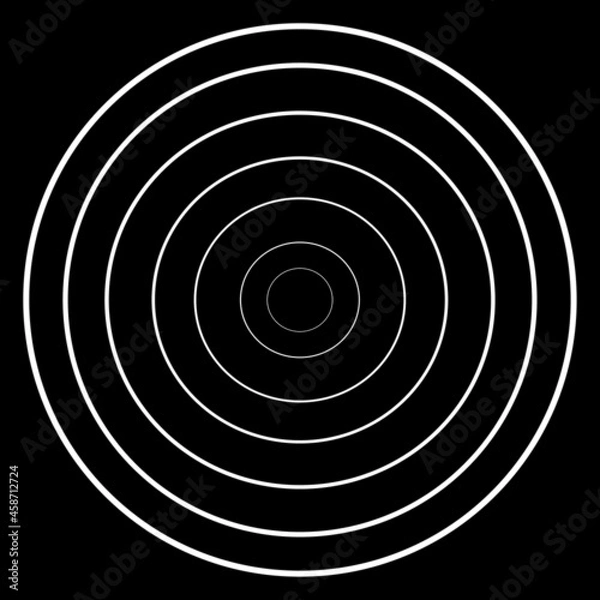 Obraz black and white spiral