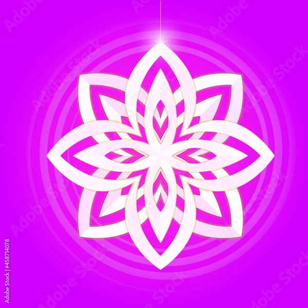 Obraz CHRISTMAS SNOWFLAKES