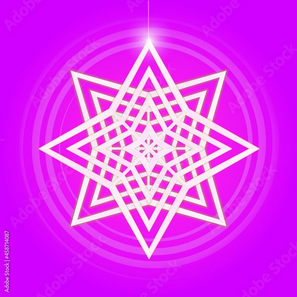 Obraz CHRISTMAS SNOWFLAKES