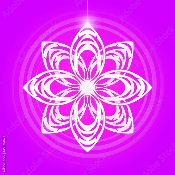 Obraz CHRISTMAS SNOWFLAKES