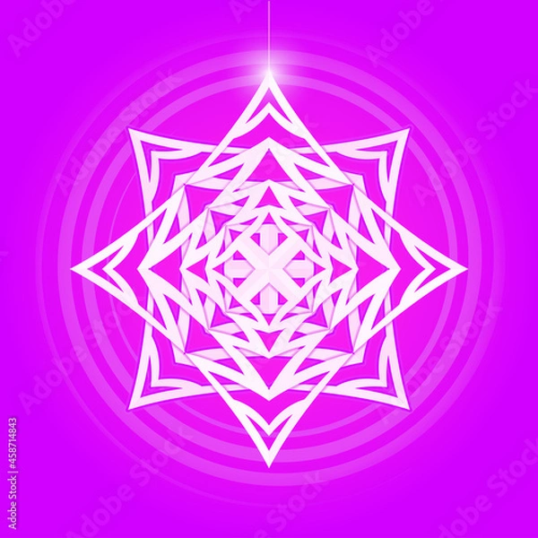 Obraz CHRISTMAS SNOWFLAKES