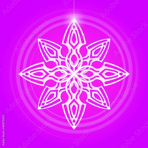 Obraz CHRISTMAS SNOWFLAKES