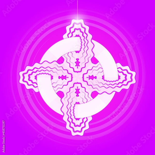 Obraz CHRISTMAS SNOWFLAKES