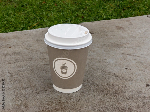 Obraz coffee cup on the table