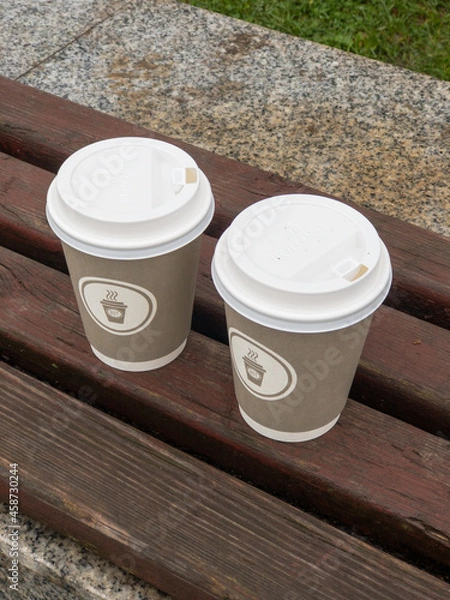 Obraz white coffee cup