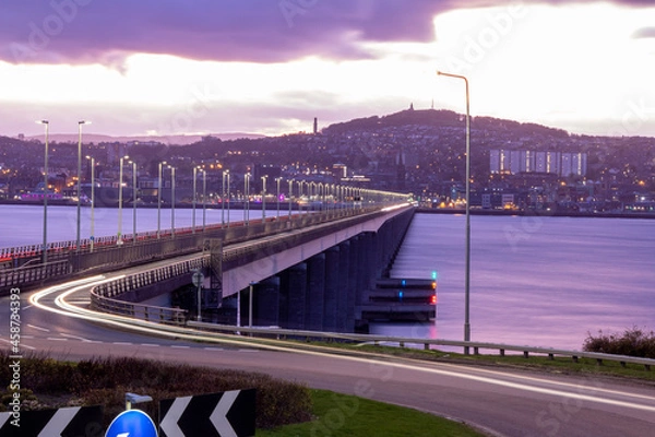 Fototapeta traffic in the city