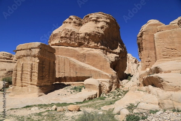 Obraz Felsenstadt Petra in Jordanien