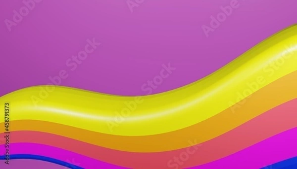 Obraz rainbow abstract background 3d rendering