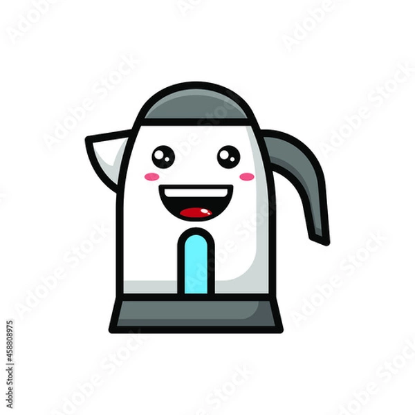 Obraz cute kettle icon illustration vector graphic