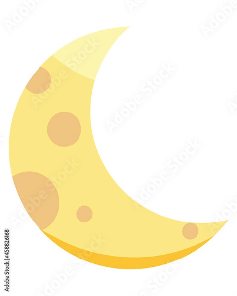 Obraz half moon icon