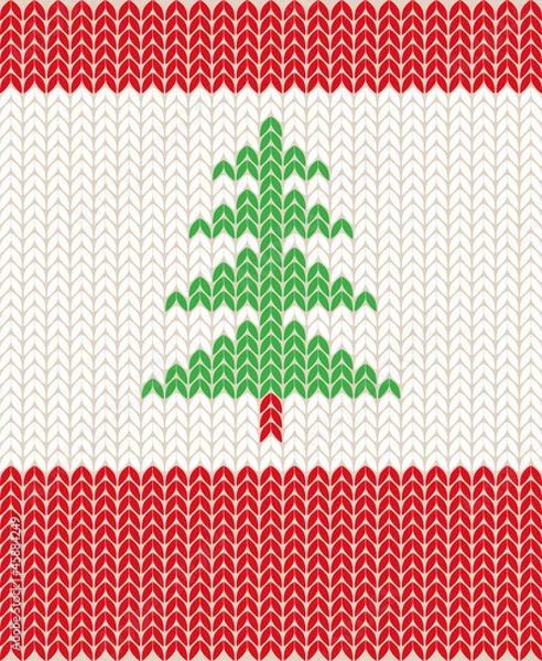 Fototapeta knitting pattern