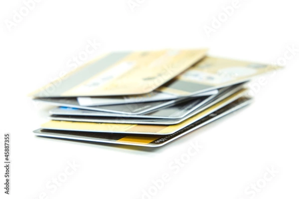 Obraz Group of Credit cards