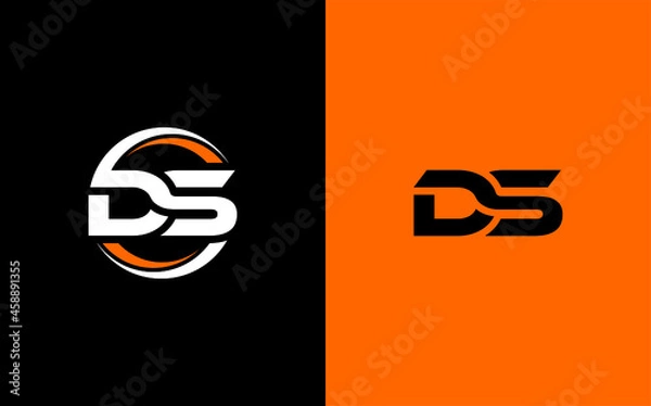 Fototapeta DS Letter Initial Logo Design Template Vector Illustration