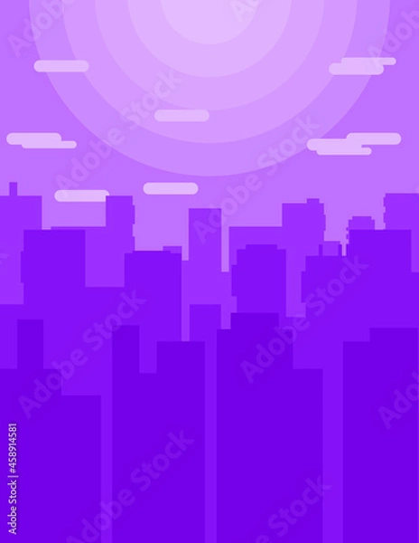 Obraz abstract citytown vector