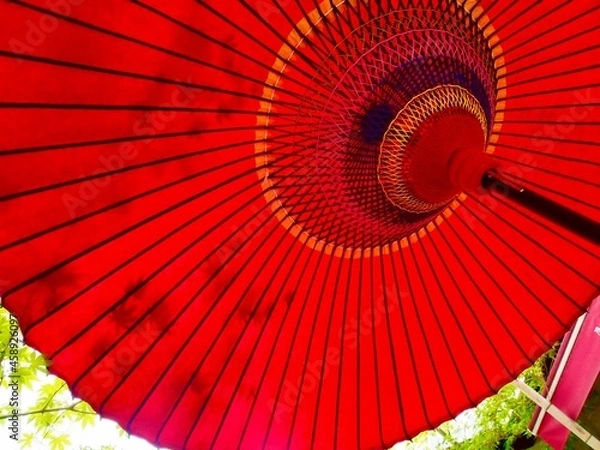 Obraz A red Japanese umbrella