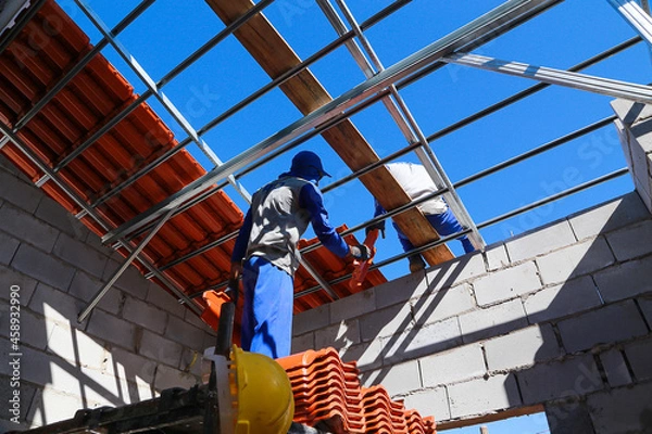 Obraz Trabalhadores na Obra