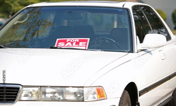 Obraz Samochód na sprzedaż