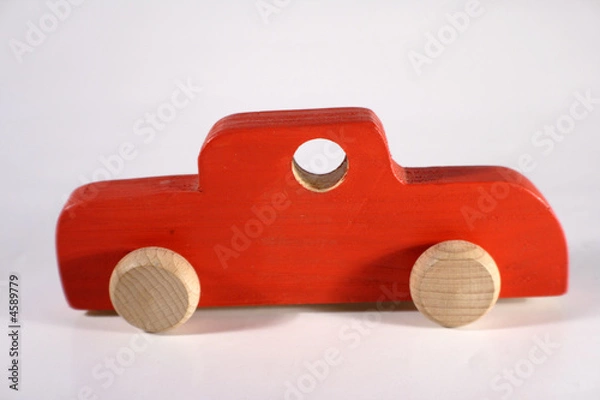 Fototapeta coche madera