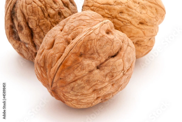 Fototapeta Three walnuts