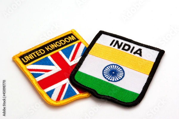 Obraz uk and india