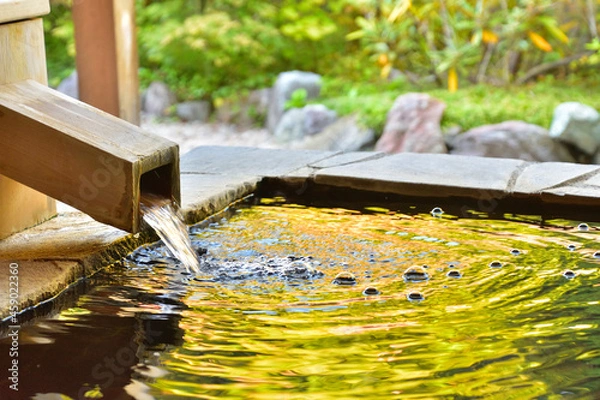 Obraz 庭園露天風呂イメージ