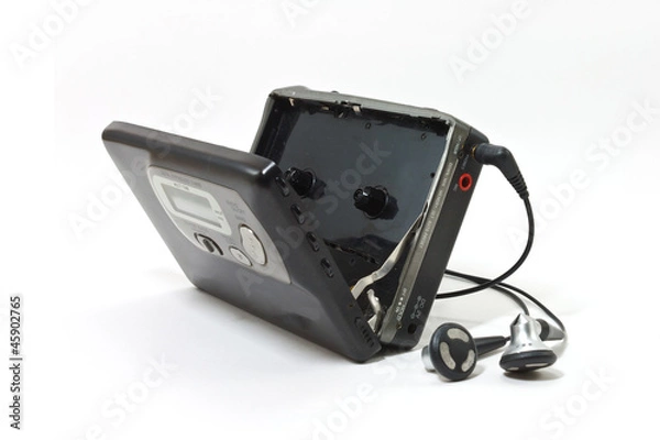 Obraz Vintage audiotape walkman