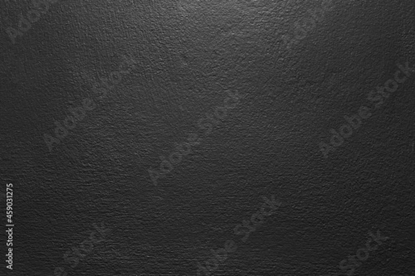 Fototapeta Dark black color old grunge wall concrete texture as background.