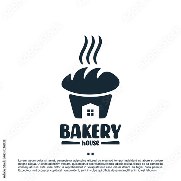 Obraz bakery house , logo design inspiration