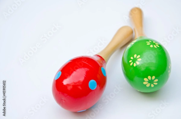 Obraz maracas music instruments