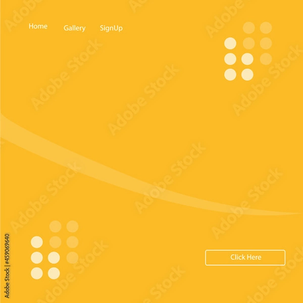 Obraz abstract orange background with circles