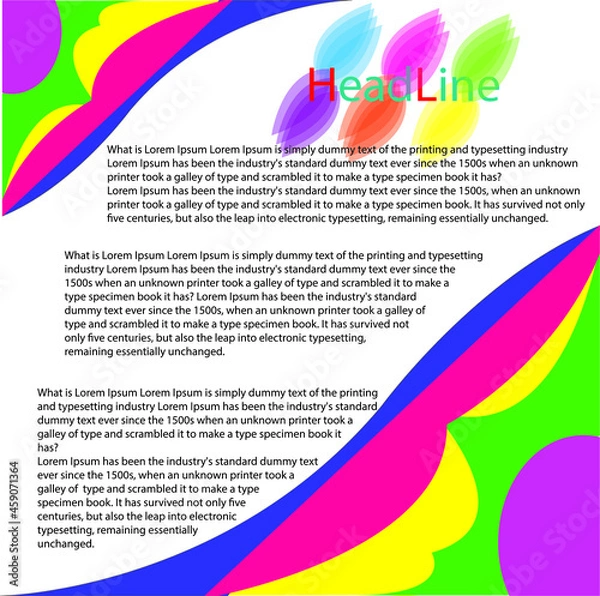 Obraz abstract colorful background