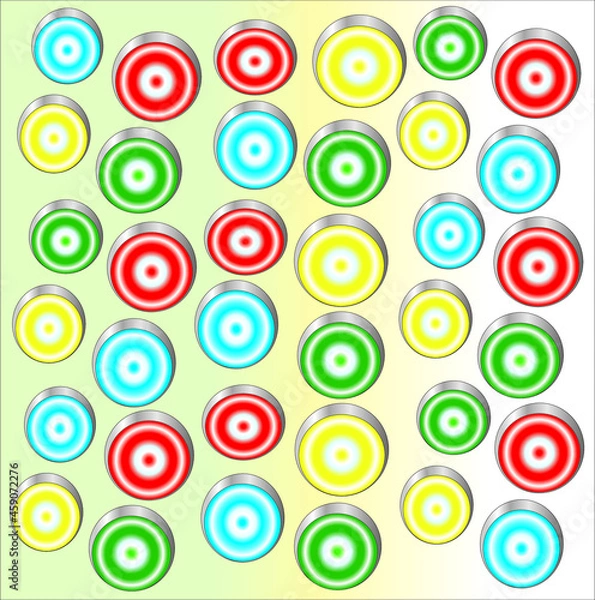 Obraz seamless pattern with circles