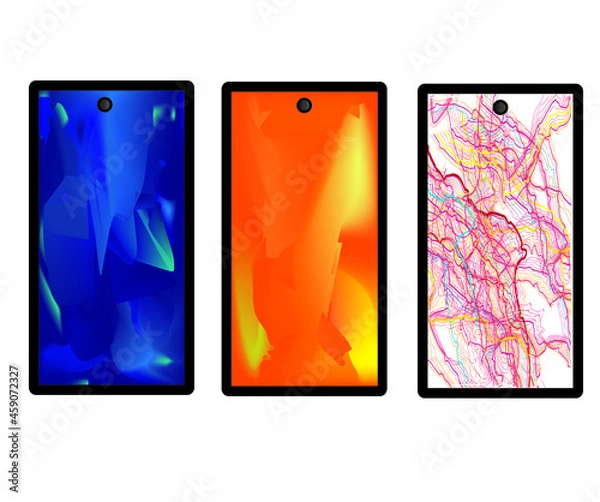 Obraz phone mockup with background