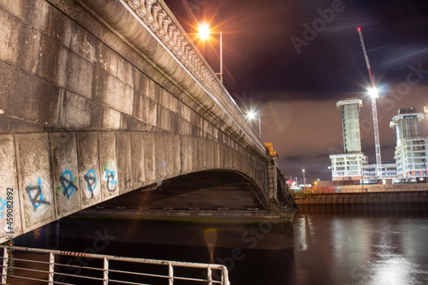 Obraz bridge at night