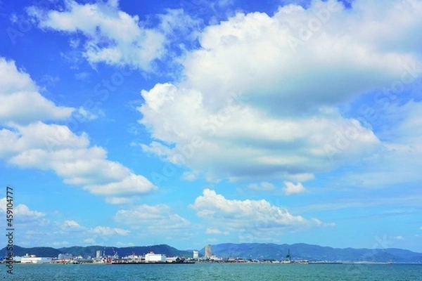 Obraz 瀬戸内海と高松市