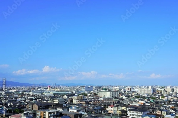 Obraz 大都市近郊の街並み（大阪北部）