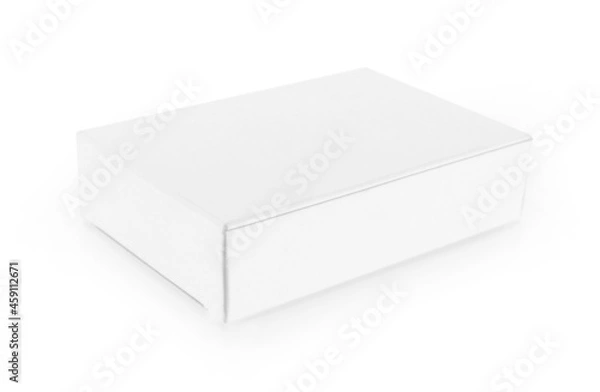 Fototapeta white box on white background.