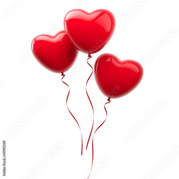 Obraz Herzluftballons