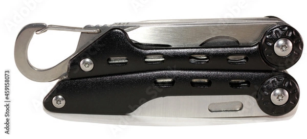 Obraz the isolated on a white background, pocket knife represents a penknife with one or several edges which are located in the handle, but can be located in a pocket.
