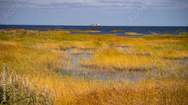 Obraz lighthouse at sunset
