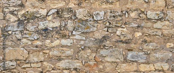 Obraz Natural stone wall. Seamless texture. Perfect tiled on all sides.