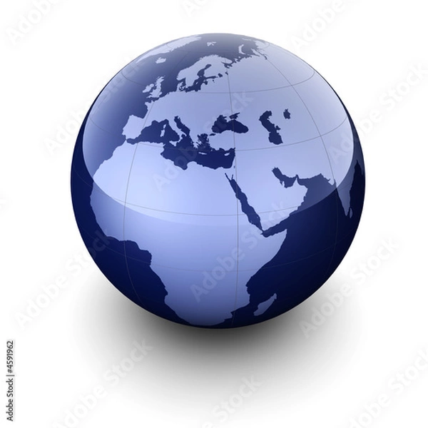 Obraz Światowy glob