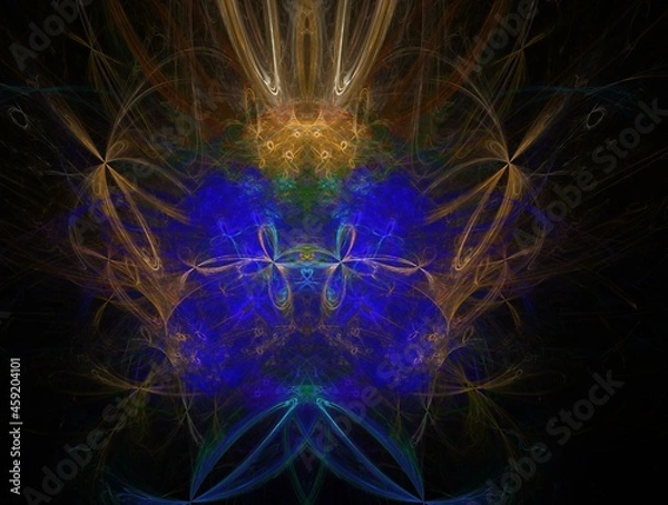 Fototapeta Imaginatory fractal abstract background Image